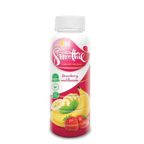 330ml VINUT Bottle Smoothie Juice (Strawberry and Banana)