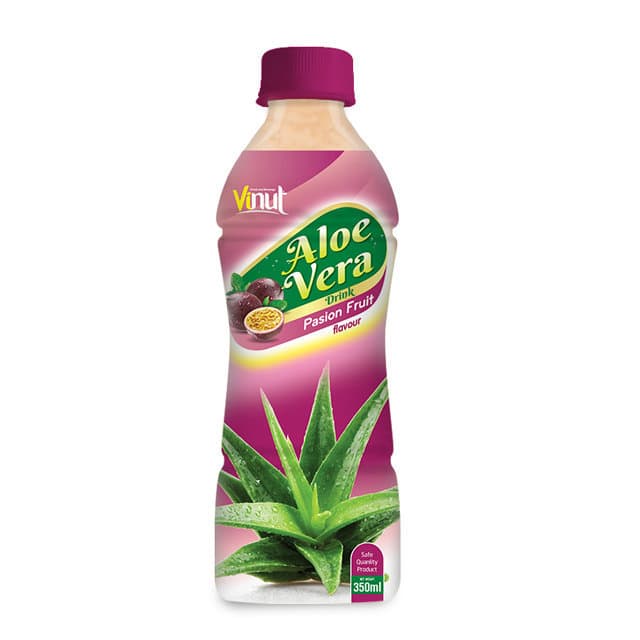 VINUT Aloe Vera Drink Pasion Fruit flavour, PET Bottle, (350 ml)