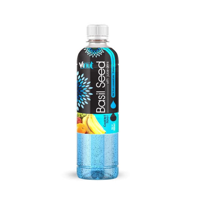 450ml VINUT Basil seed drink with Cocktail Flavor