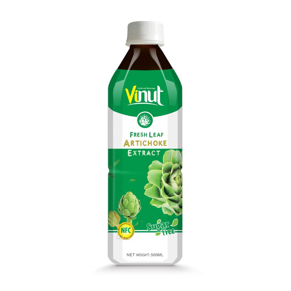 VINUT Fresh Leaf Artichoke Extract, Sugar Free, NFC, PET Bottle, 500ML