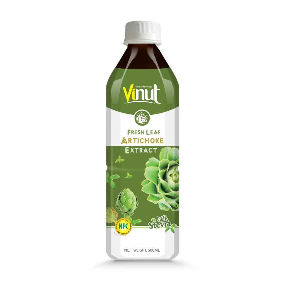 VINUT Fresh Leaf Artichoke Extract with Stevia, NFC, PET Bottle, 500ML