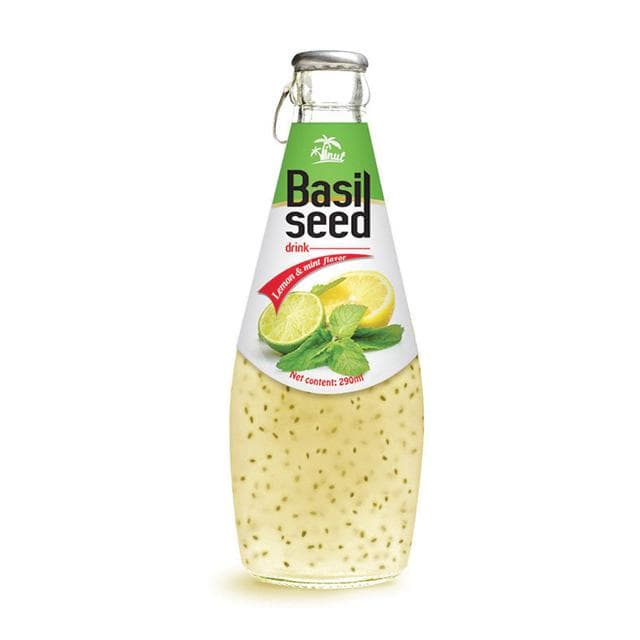 290ml VINUT Basil seed with Lemon & Mint flavor