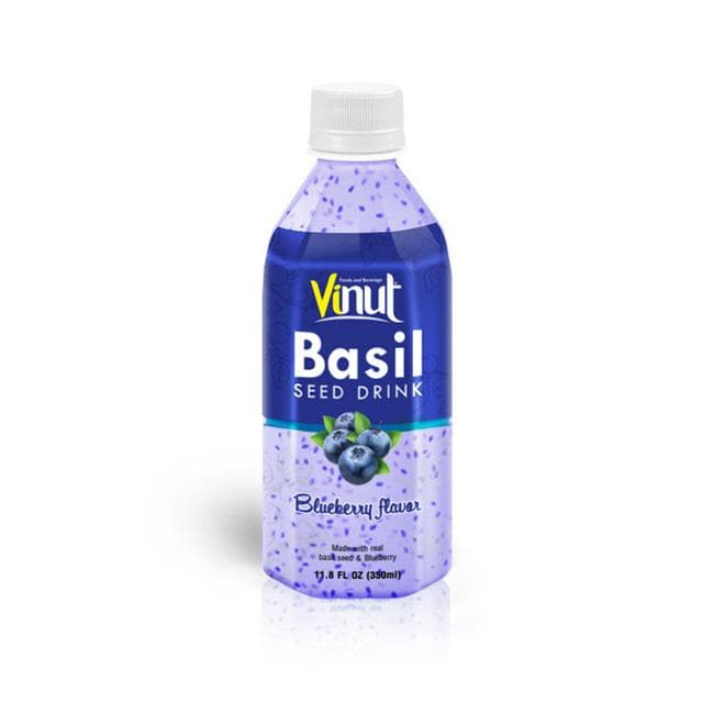 350ml VINUT Basil seed drink with Blueberry Flavour