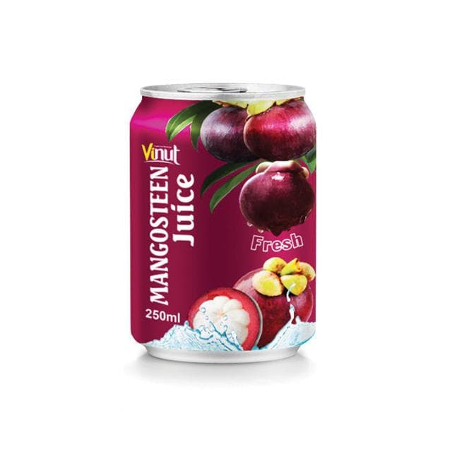 VINUT Mangosteen Juice Fresh, Slim Can, 250ml