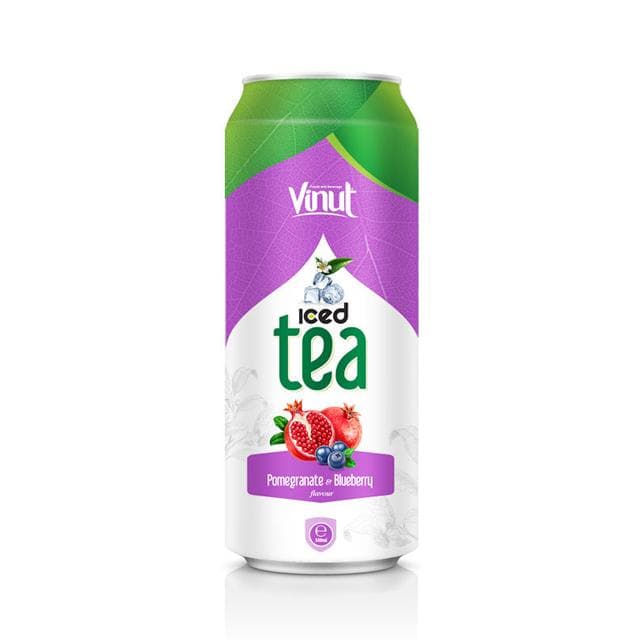 500ml VINUT Iced Green tea with Pomegranate & Blueberry