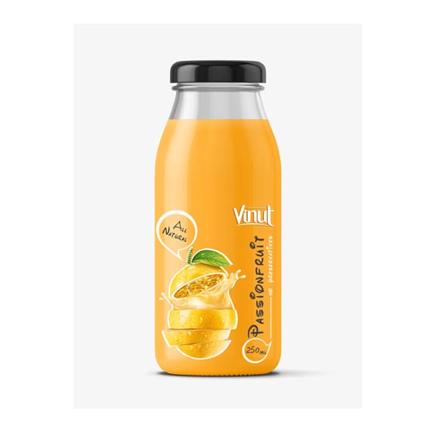 VINUT Passionfruit, All Natural, No Preservatives, PET Bottle, 250ML