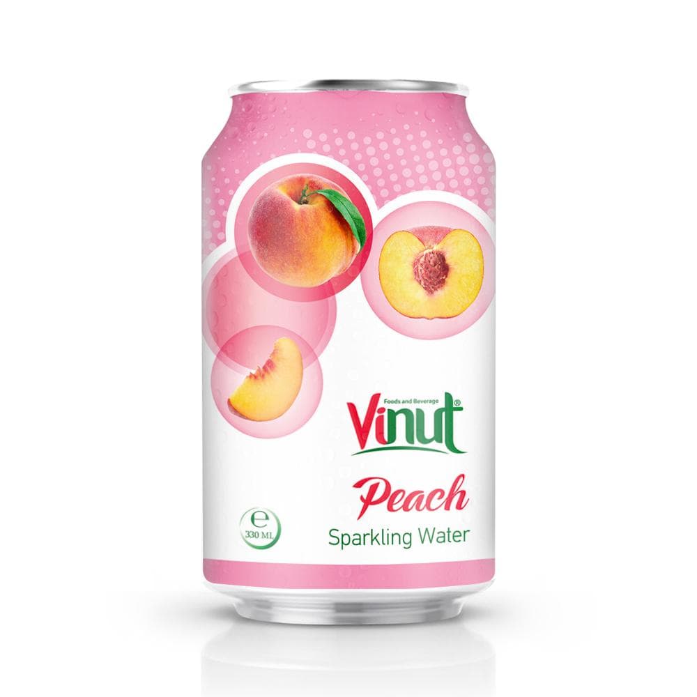 330ml VINUT Peach Sparkling water
