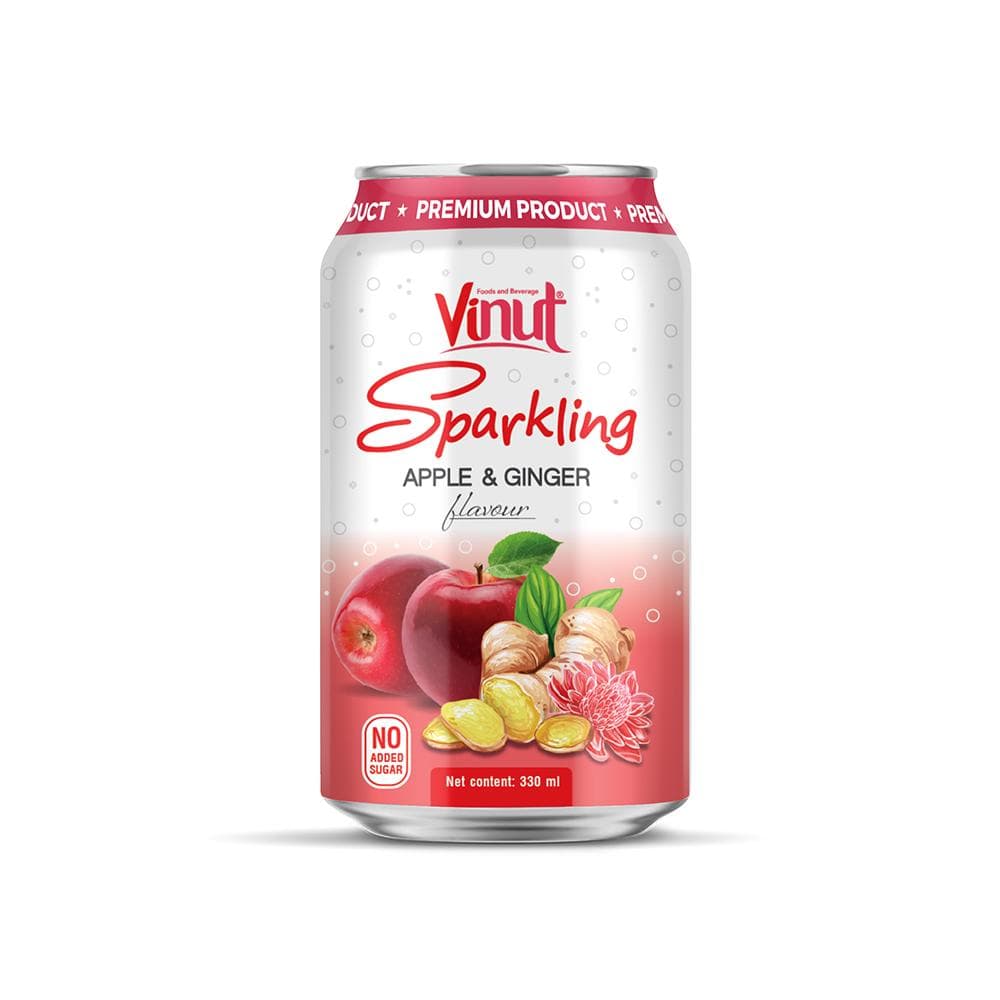 330ml VINUT Sparkling Apple & Ginger No Added Sugar
