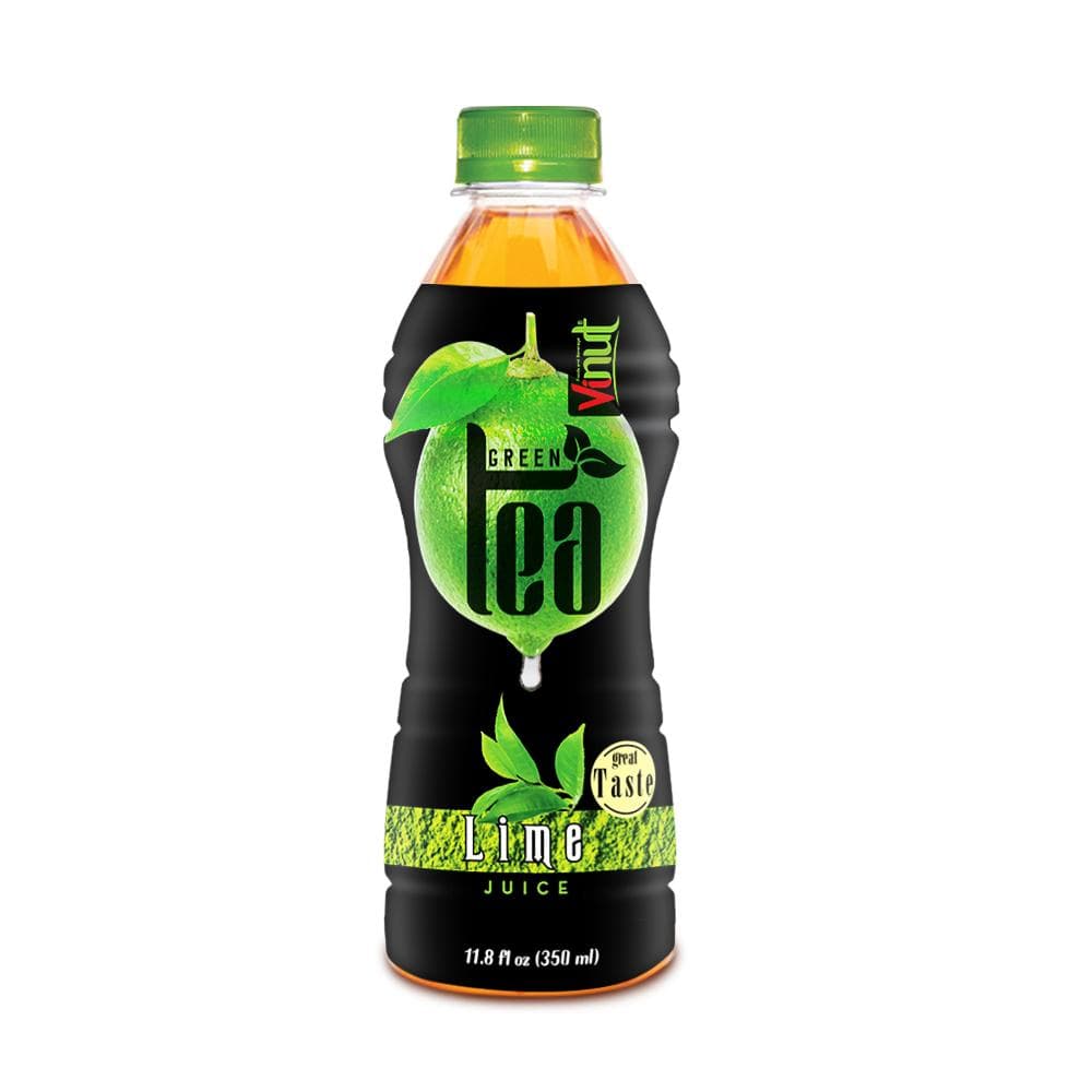 VINUT Green Tea, With Lime Juice, Great Taste, PET Bottle, 11.8 fl oz (350 mL)