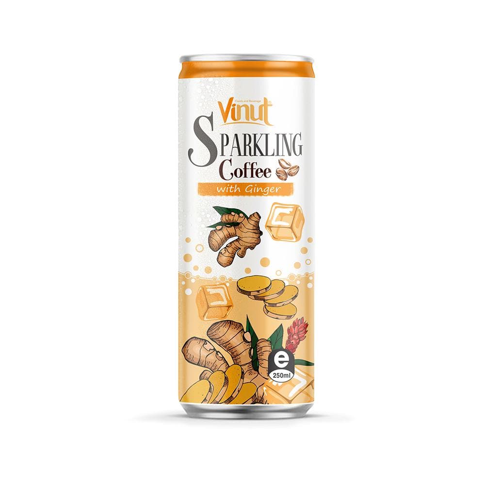 VINUT Coffee Sparkling Water with Ginger