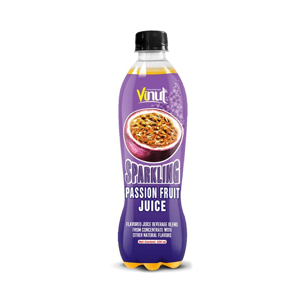 330ml VINUT Bottle Sparkling Passion fruit juice drink
