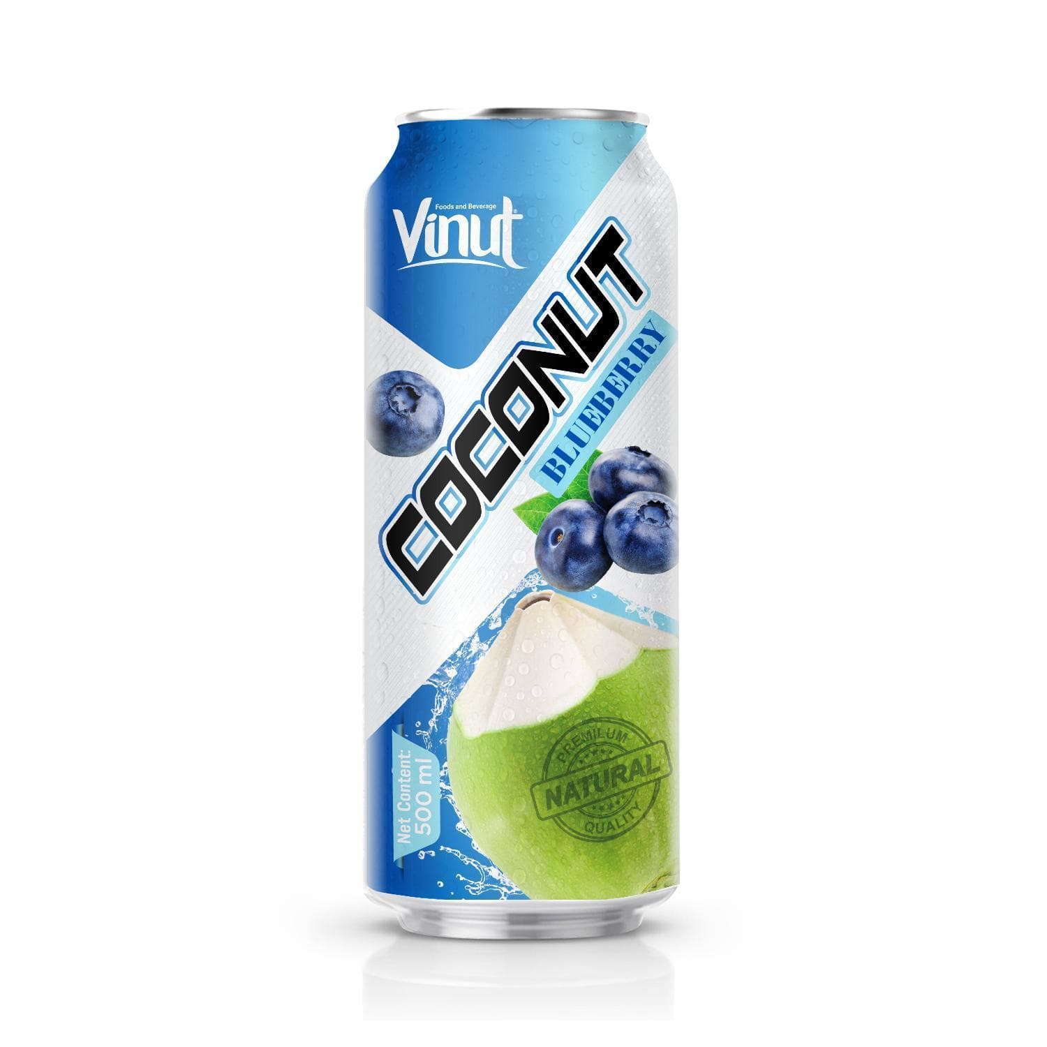 500ml VINUT Premium Coconut water with Blueberry