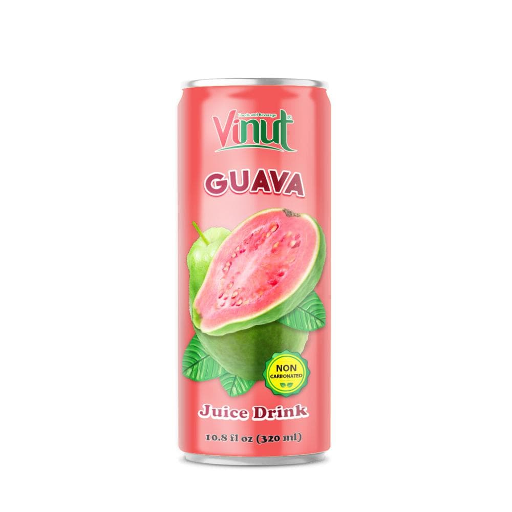 VINUT Guava Juice Drink, Non Carbonated, Slim Can, 10.8 fl oz (320 ml)
