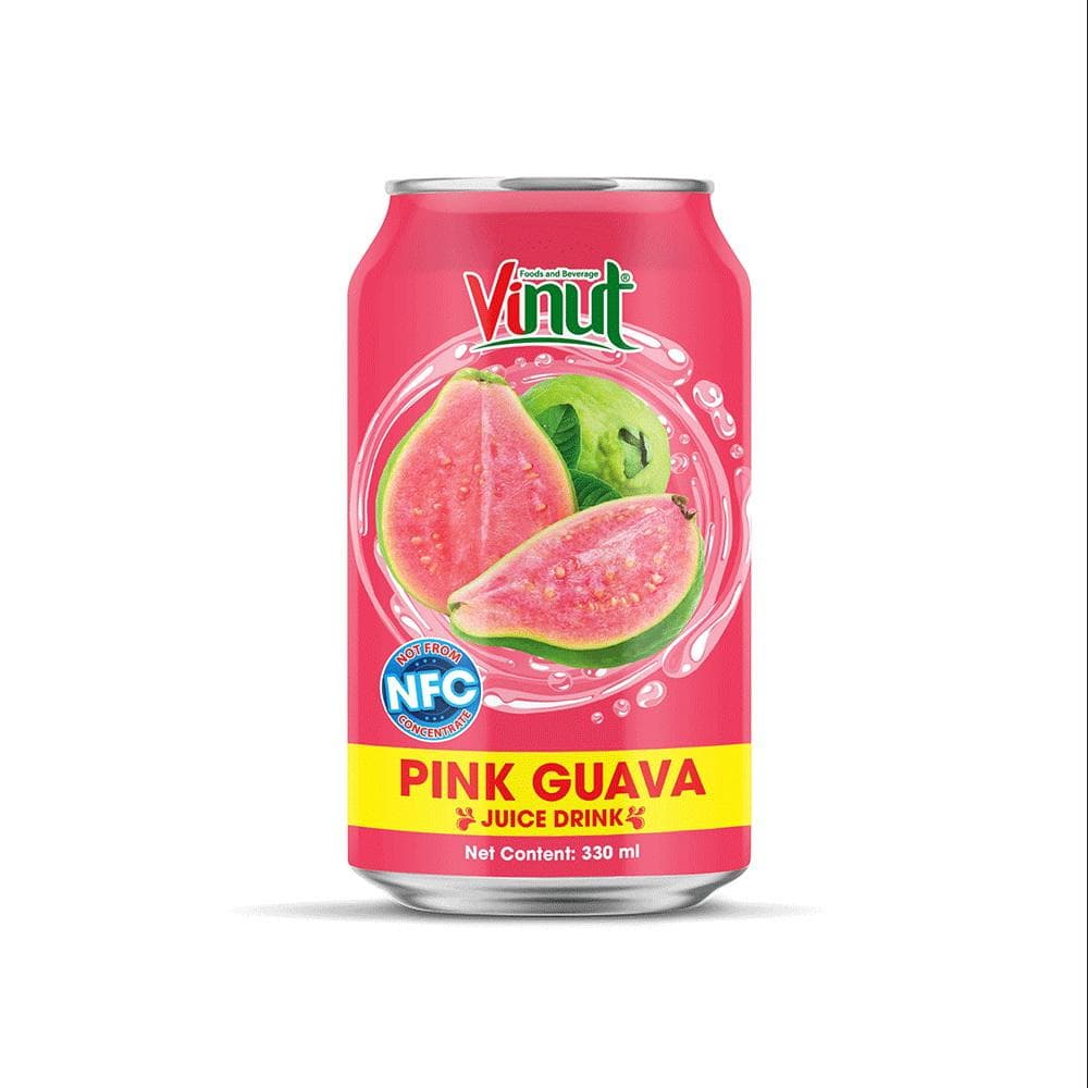 330ml VINUT Pink Guava Juice Drink