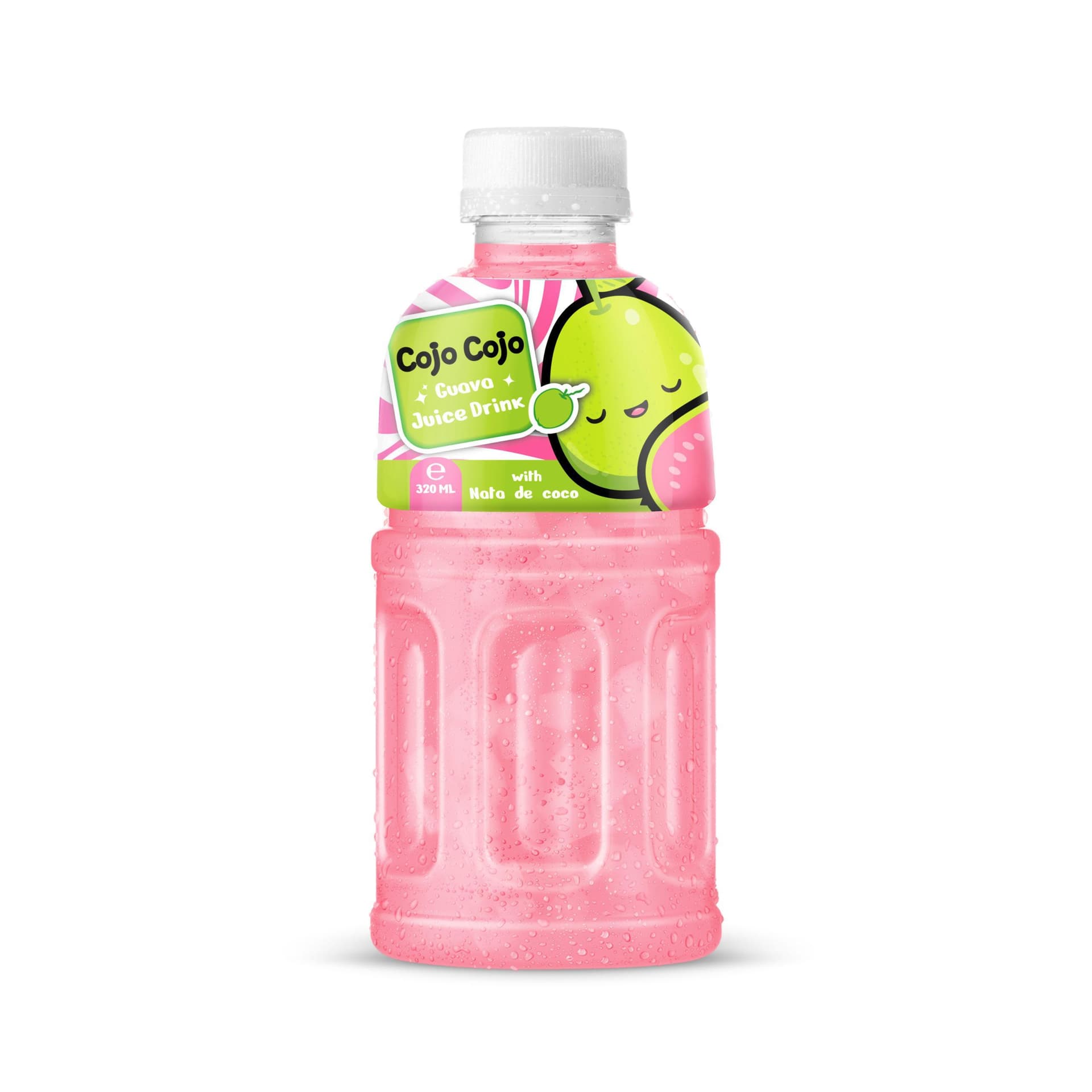 320ml Cojo Cojo Guava Juice Drink with Nata De Coco