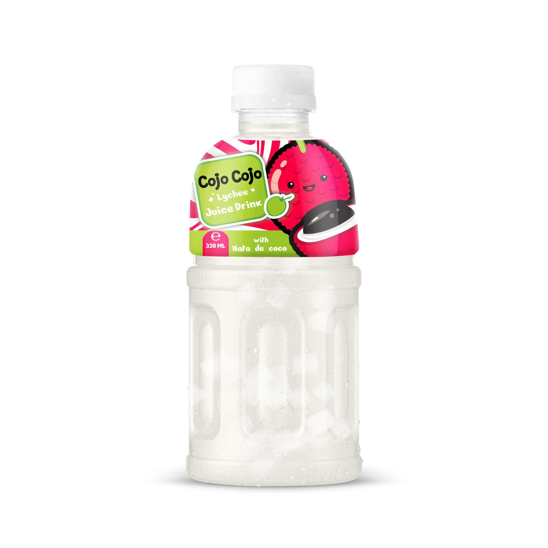 320ml Cojo Cojo Lychee Juice Drink with Nata De Coco