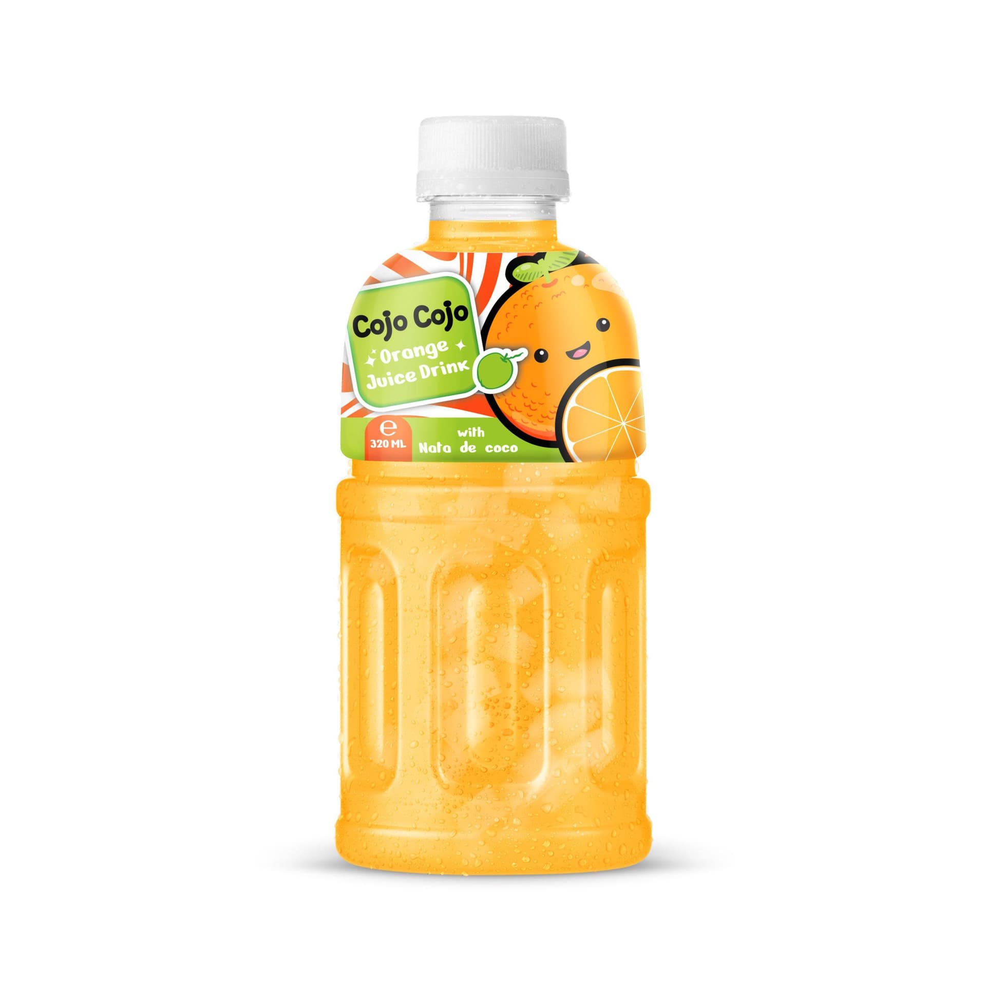 320ml Cojo Cojo Orange Juice Drink with Nata De Coco