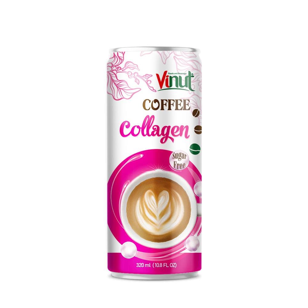 320ml VINUT Coffee Drink with Collagen Free Sugar Added