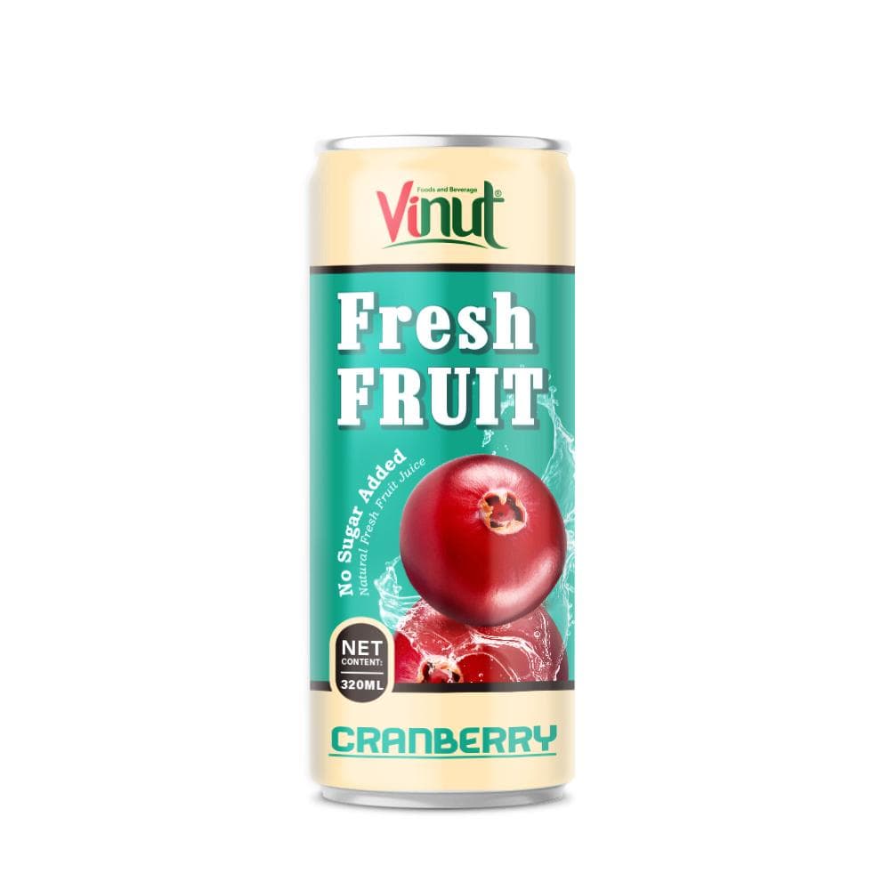 320ml VINUT Fresh Cranberry Juice No Sugar Added