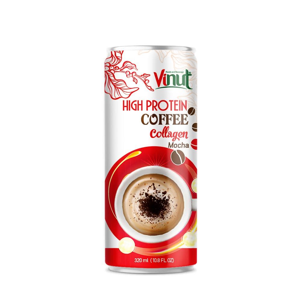 320ml VINUT Mocha Coffee drink with Collagen High Protein