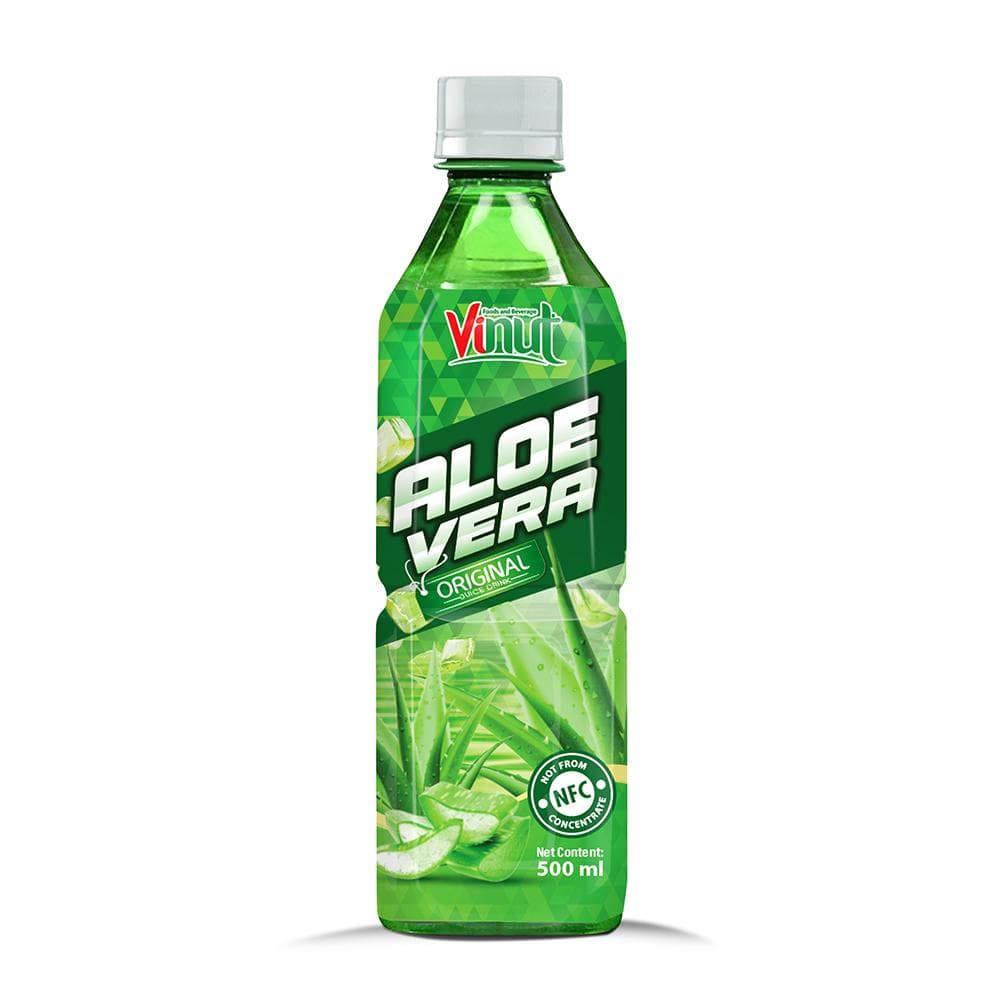 Vinut Aloe Vera Drink, Original Flavor, NFC Not From Concentrate, PET Bottle, (500 mL)