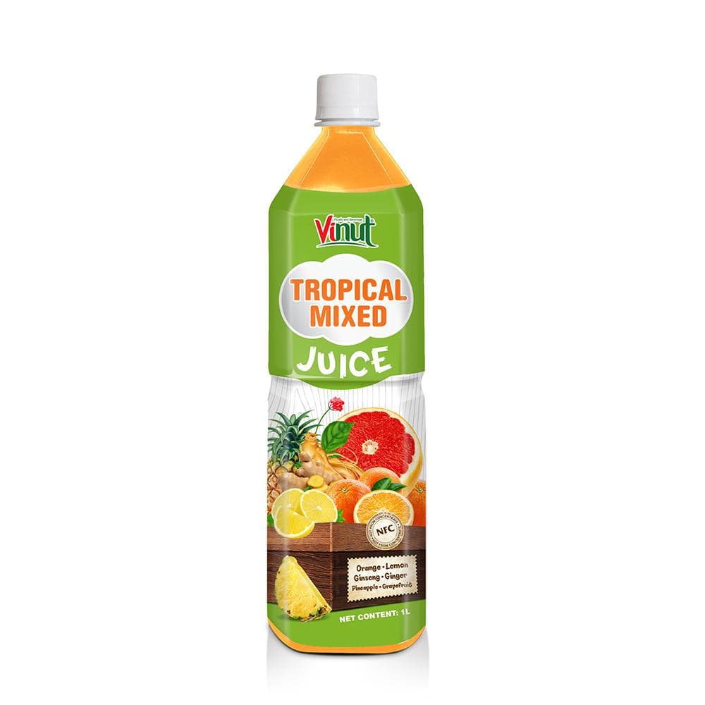 VINUT Tropical Mixed Juice, NFC, PET Bottle, 1L