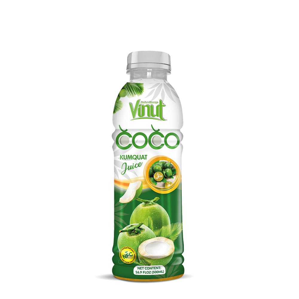 16.9 fl oz VINUT Coconut water with Kumquat juice