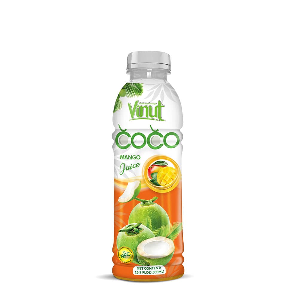 16.9 fl oz VINUT Coconut water with Mango juice