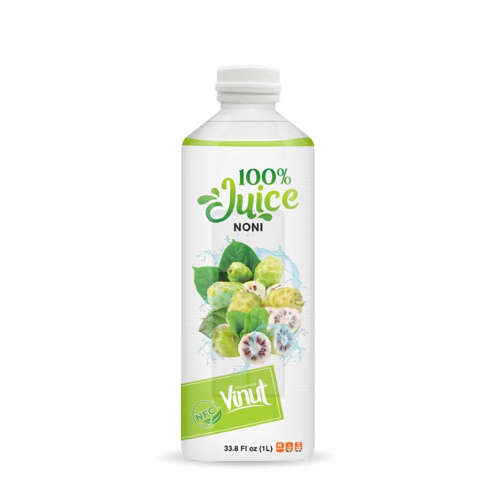 VINUT 100% Noni Juice, NFC, PET Bottle, 33.8 Fl oz (1L)