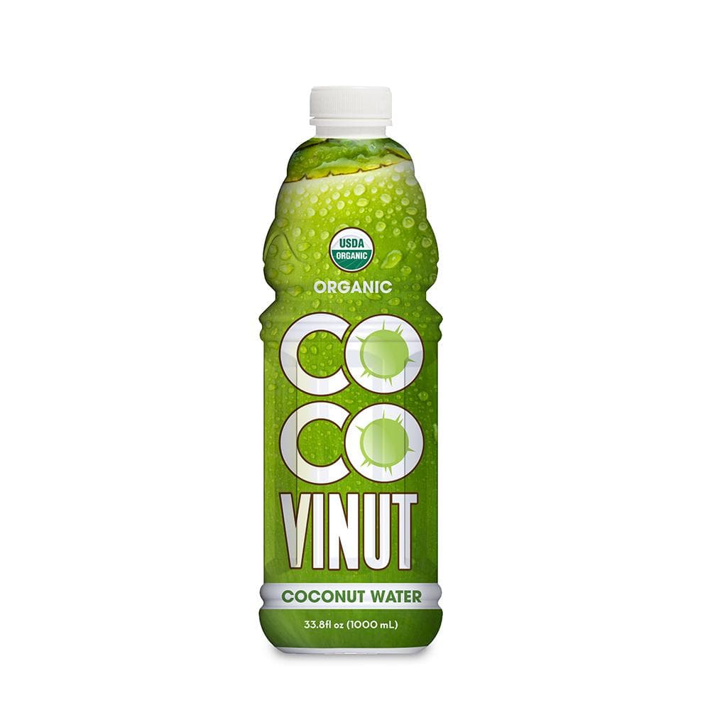 VINUT Organic Coconut Water, USDA Organic, PET Bottle, 33.8 fl oz (1000 mL)