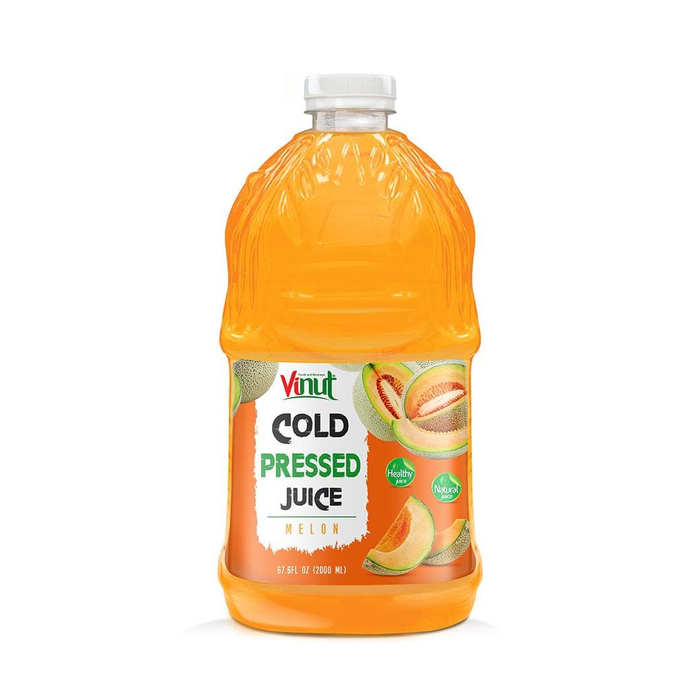 VINUT Melon Cold Pressed Juice, Healthy Pack, Natural 100%, PET Bottle, 67.6 fl oz (2000 mL) view 1