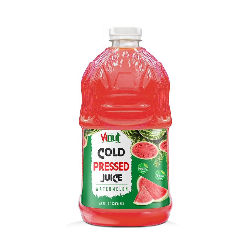 VINUT Watermelon Cold Pressed Juice, Healthy Pack, Natural 100%, PET Bottle, 67.6 fl oz (2000 mL)