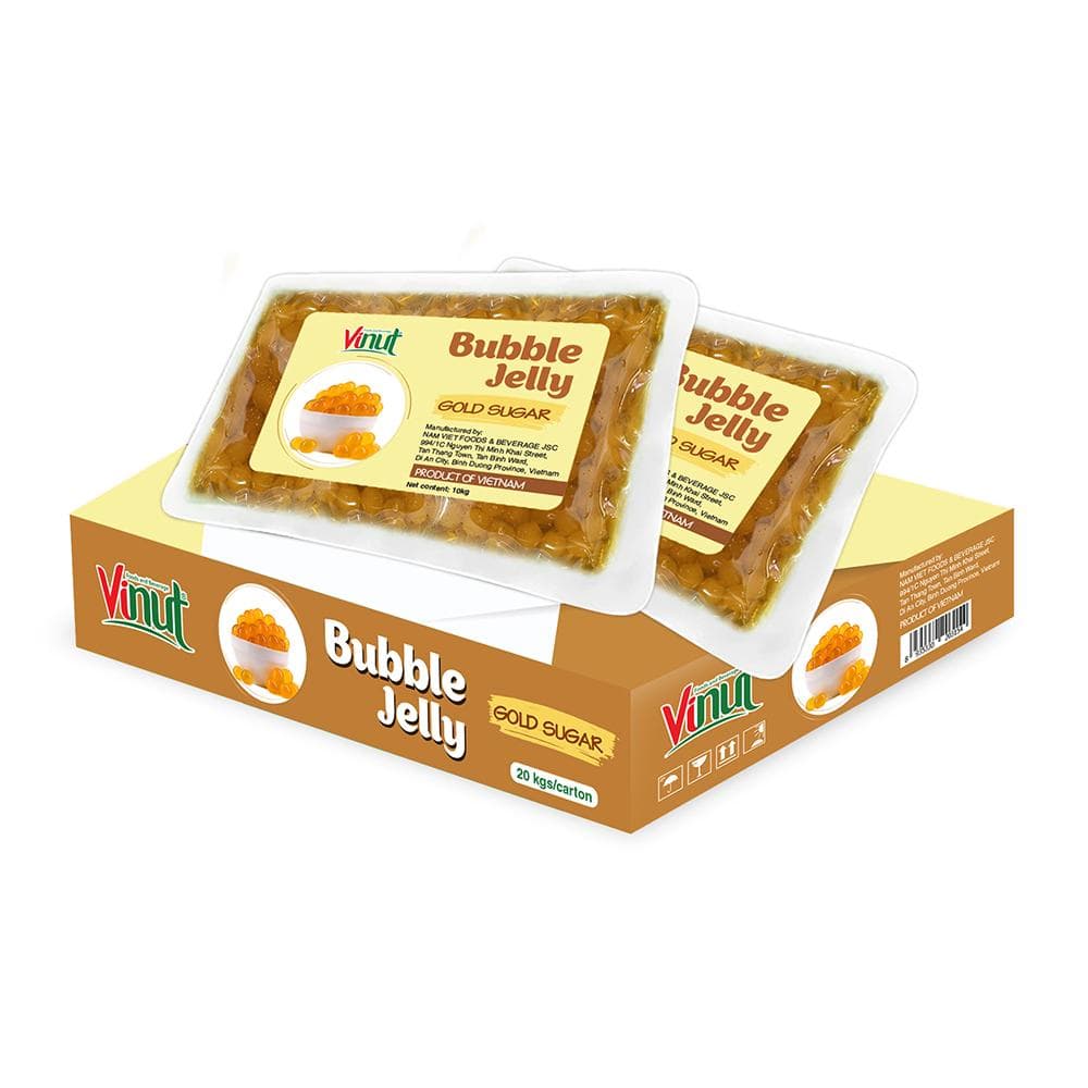 VINUT Bubble Jelly Cubes With Gold Sugar Concentrate 10Kg