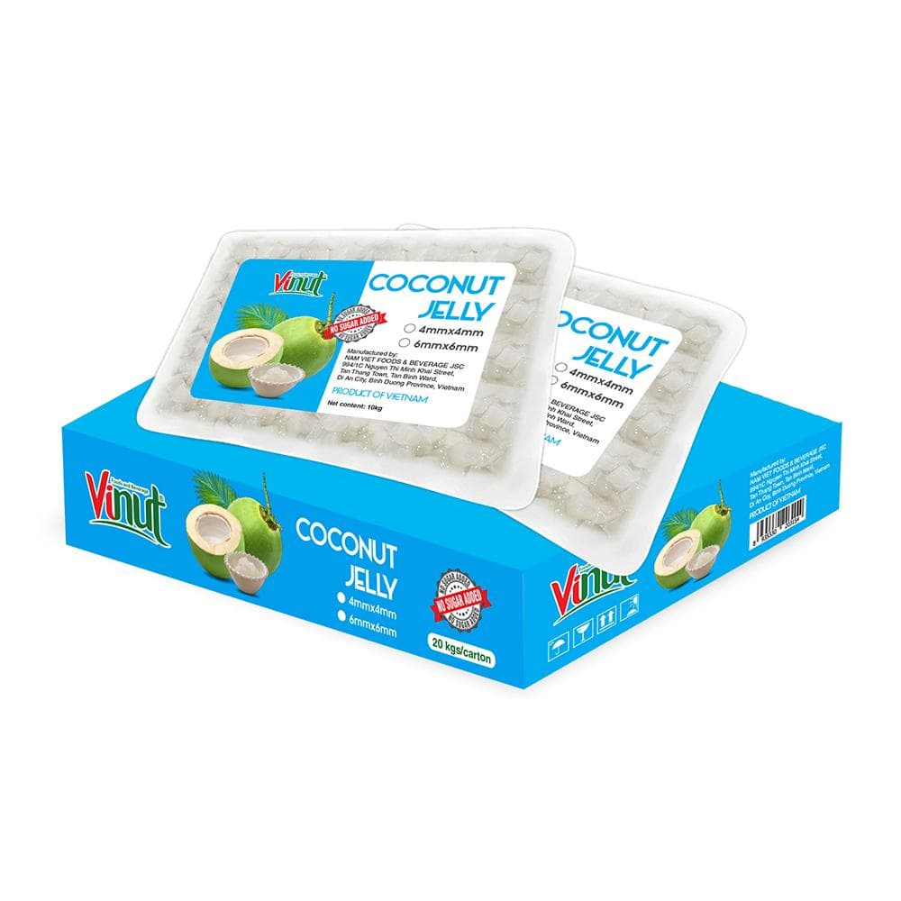 VINUT Coconut Water Jelly Cubes Without Sugar Added Concentrate 10Kg