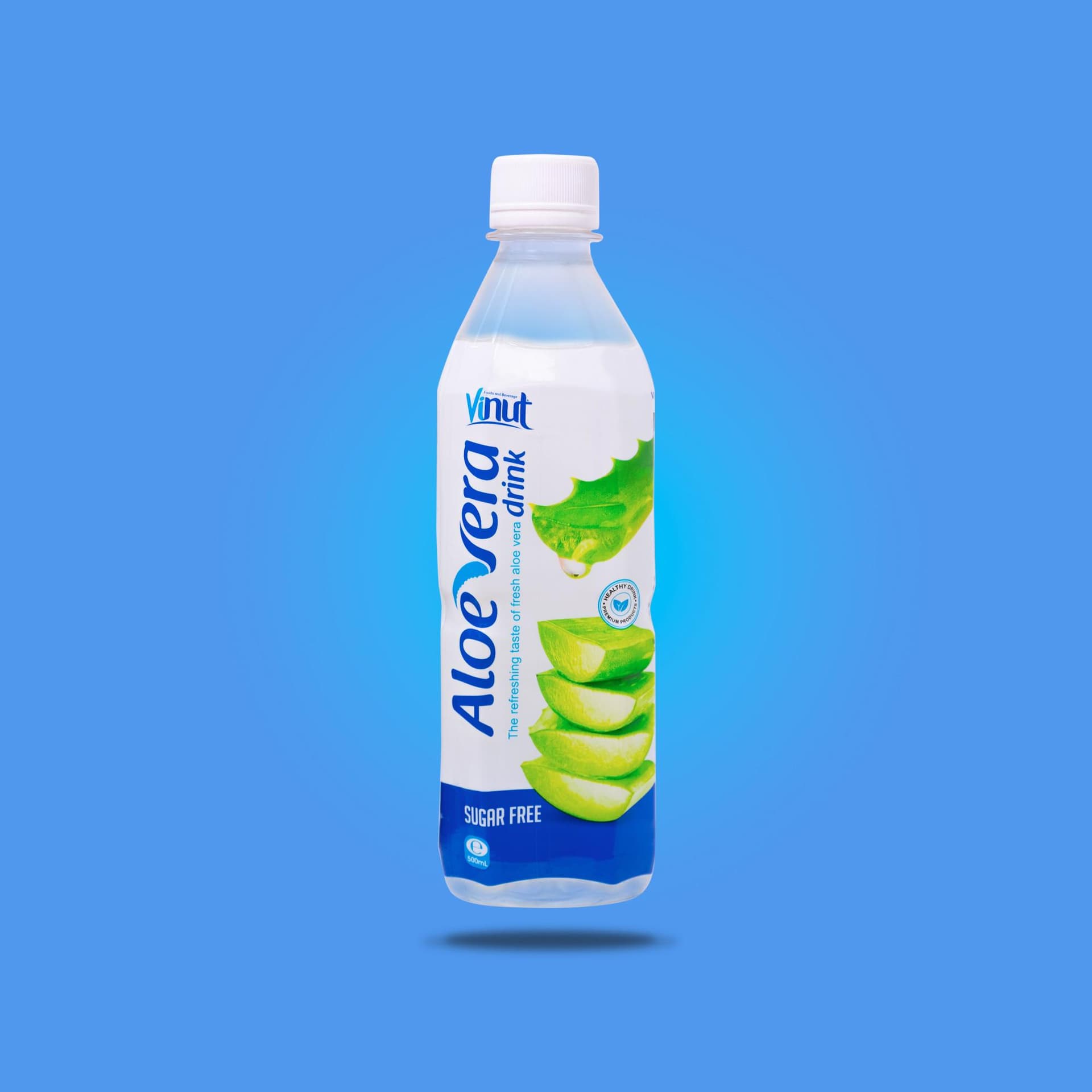 Vinut Aloe Vera Drink, Original Flavor, Sugar Free, Healthy Drink, PET Bottle, (500 mL)