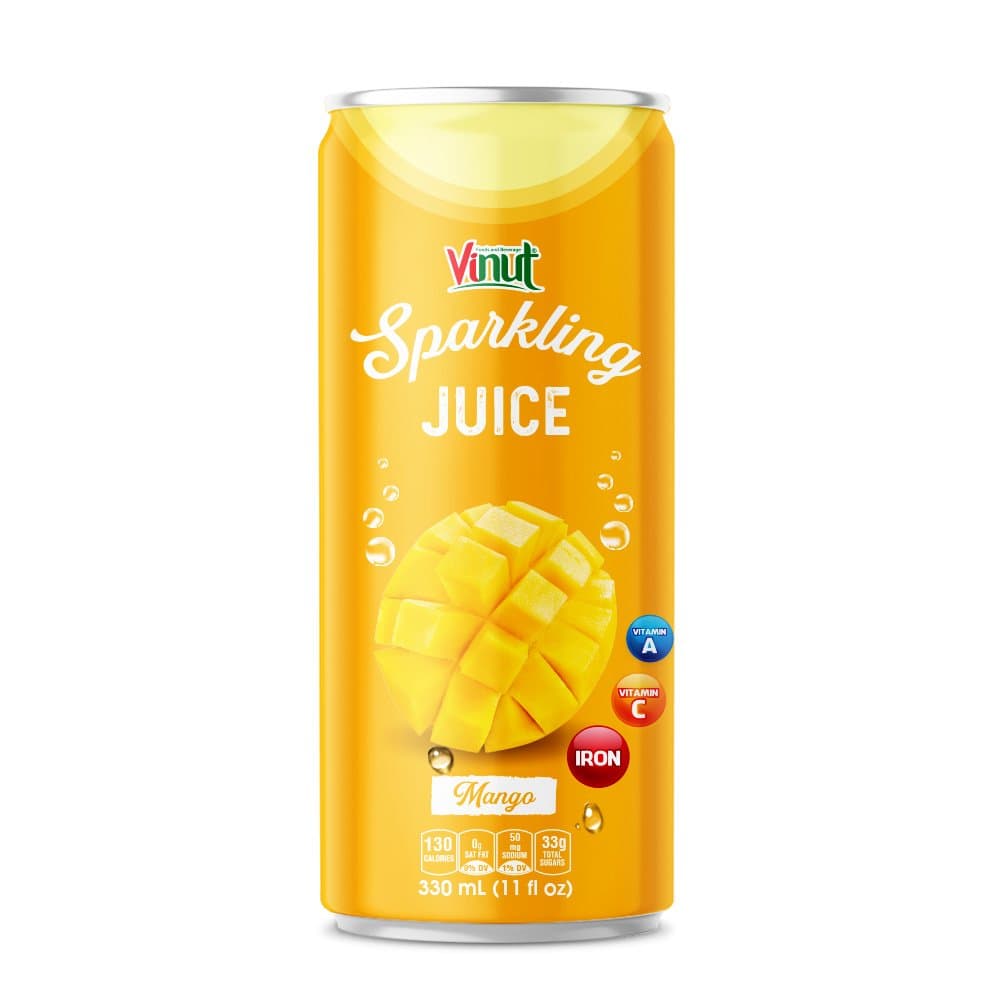 330ml VINUT Sparkling Mango Juice
