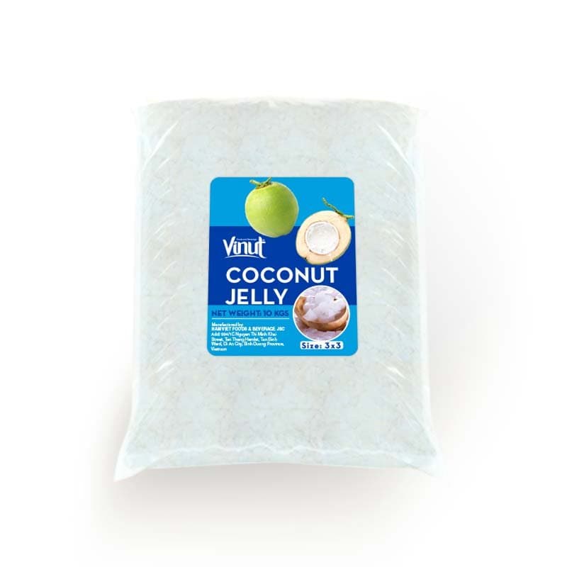 Coconut Jelly size 3x3 in 10kg PE Bag