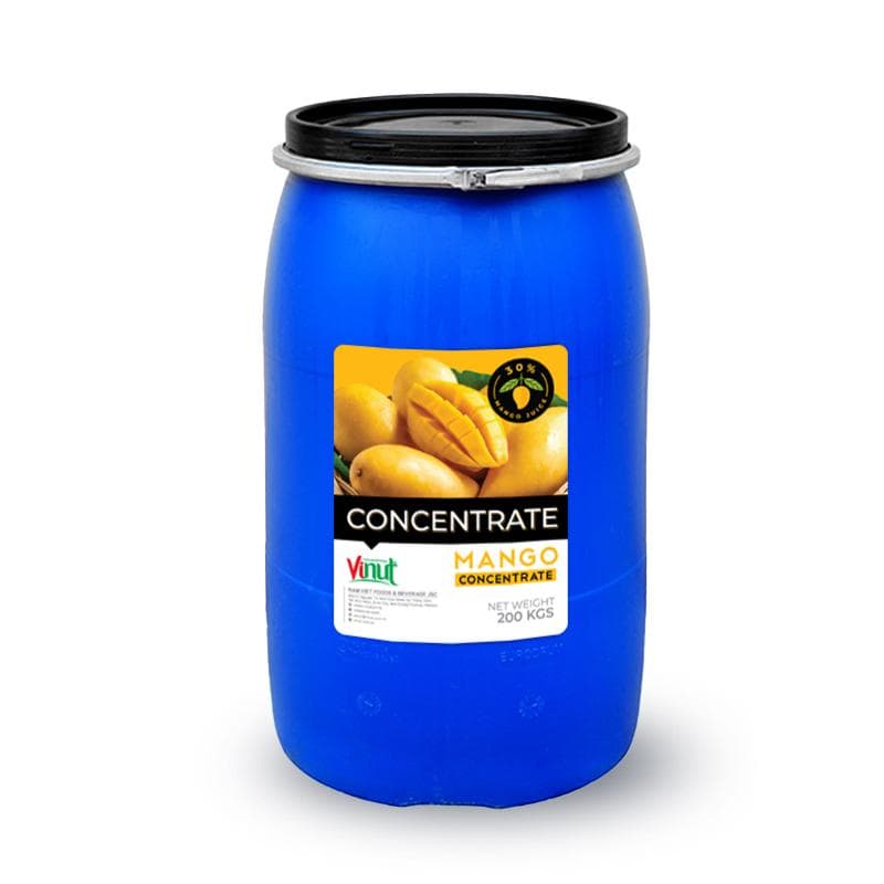 VINUT Mango Juice concentrate 30% Juice - Drum 200kg