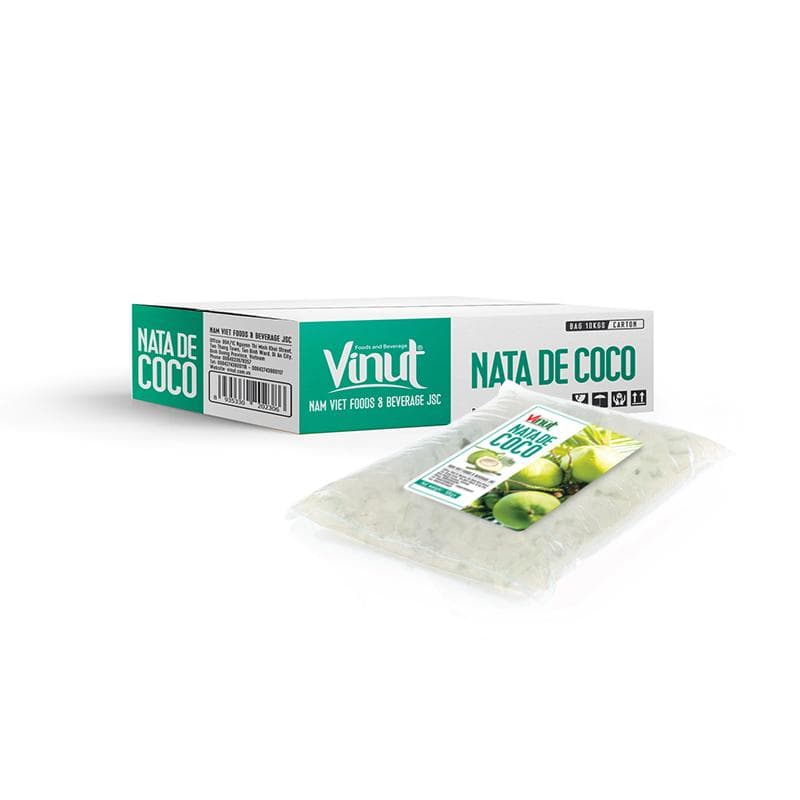 10Kg VINUT Nata de coco Sugar Free (Cubes 3x3mm)