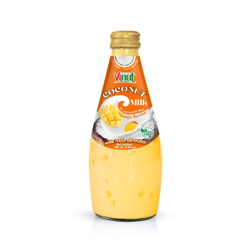 9.8 fl oz Vinut Bottle Coconut milk & Mango with Nata de coco