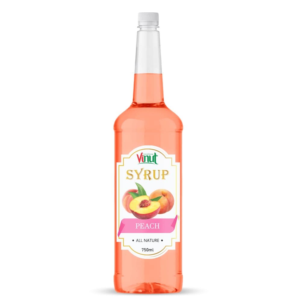 750ml Vinut Peach Syrup