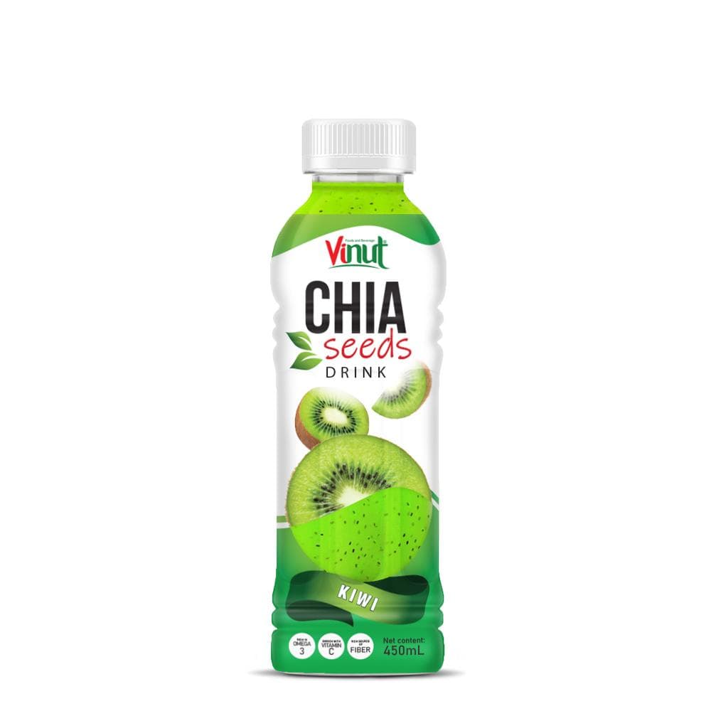 450ml Vinut Chia Seed Drink with Kiwi ( Enrich Omega 3, Vitamin C, Fiber)