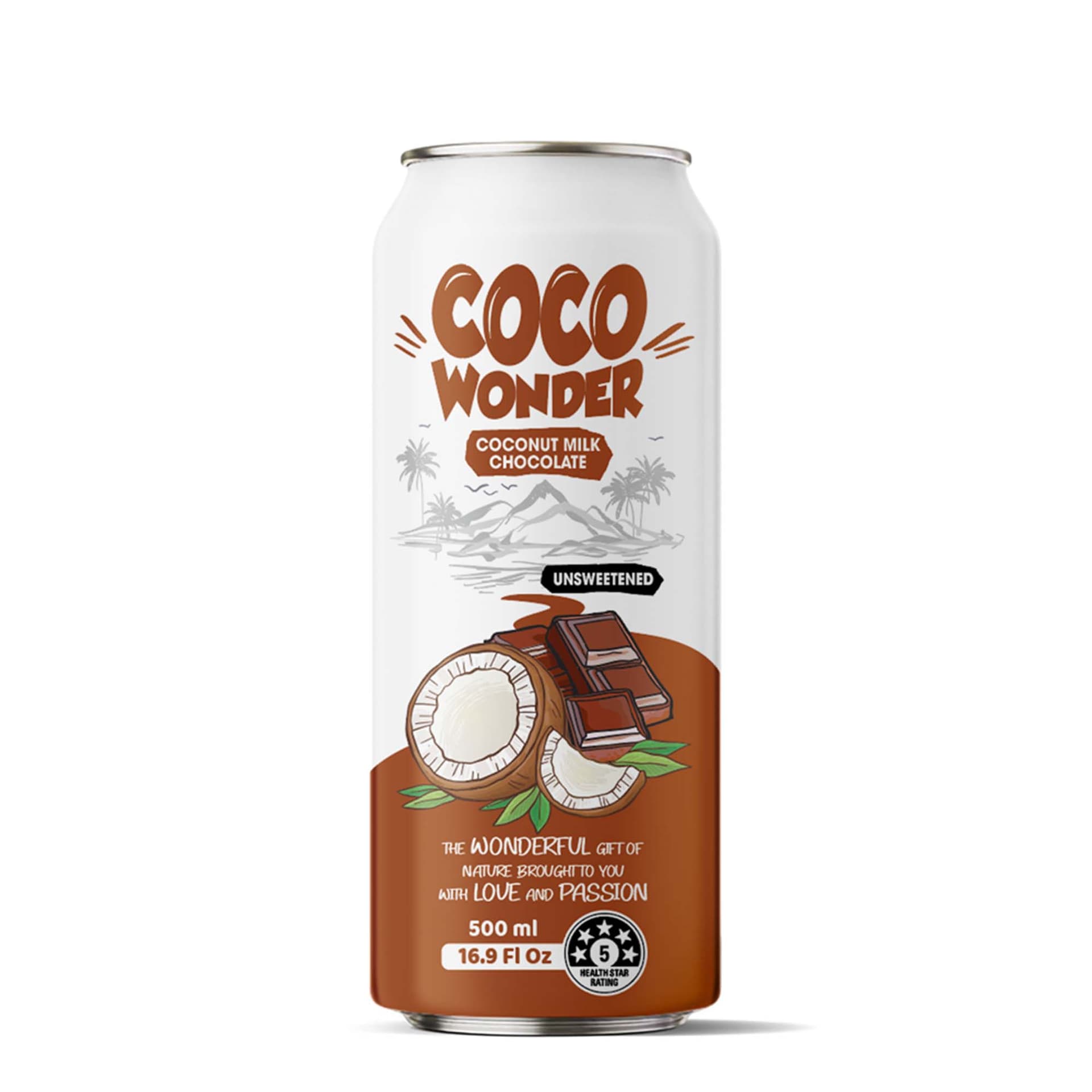 500ml Cocowonder Coconut milk with Chocolate