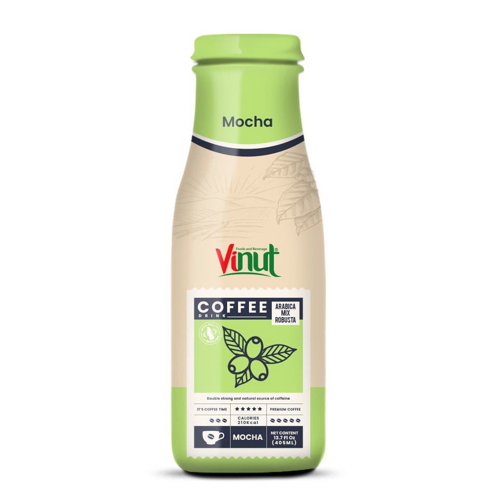 13.7 FL OZ Mocha Coffee drink ( Arabica mix Robusta) 210 Kcal