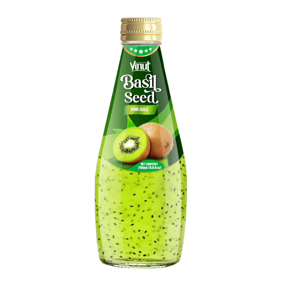 290ml Vinut Basil Seed Drink with Melon Juice (Screw Cap)