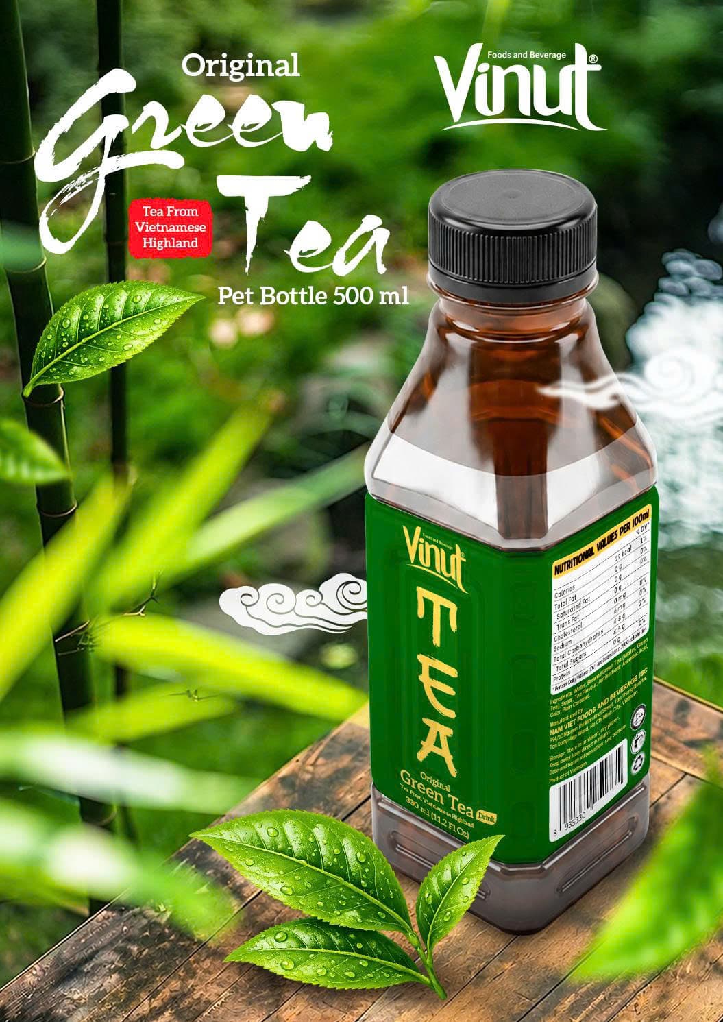VINUT Original Green Tea Drink 330ml PET Bottle