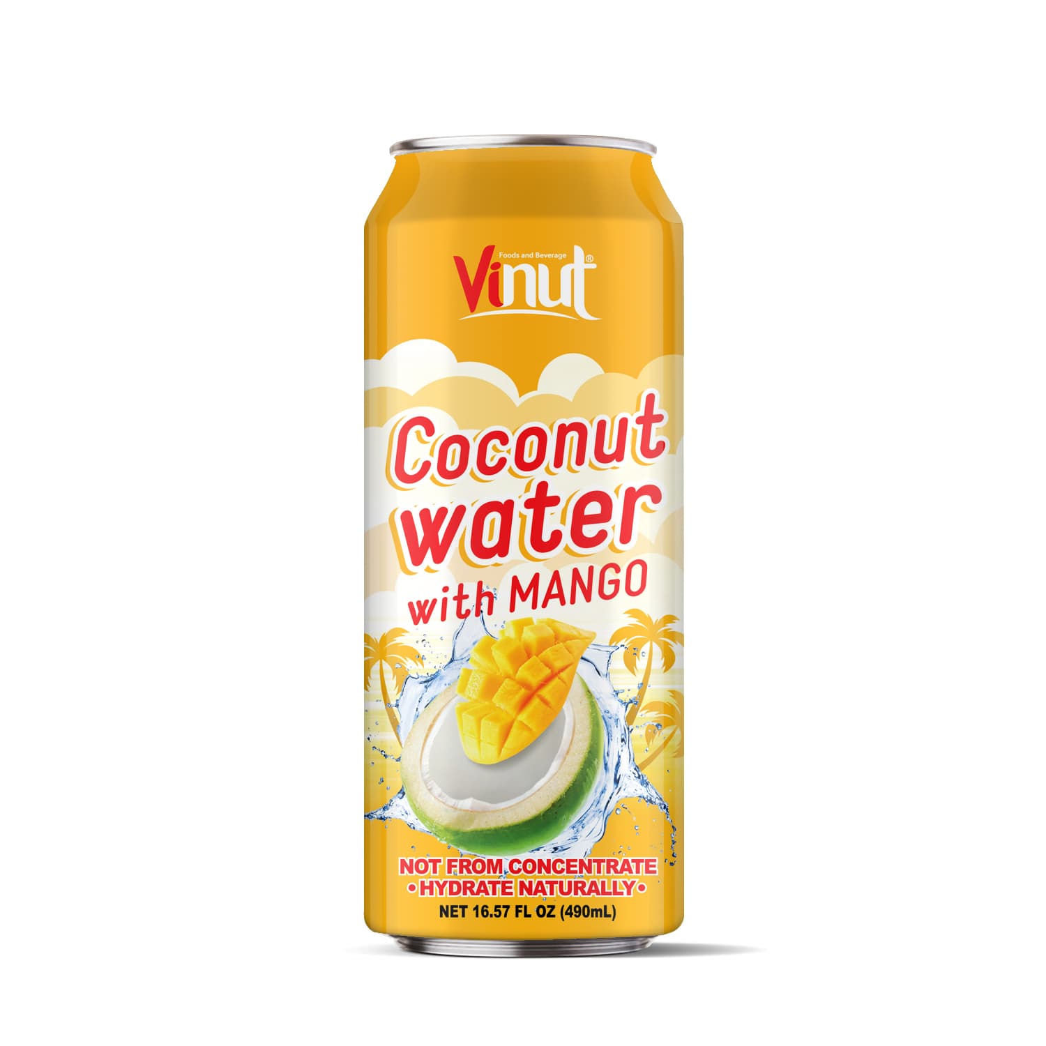 16.57 fl oz VINUT Coconut water with Mango