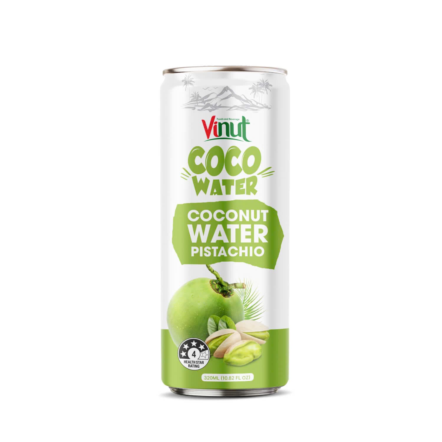 10.8 fl oz Vinut Coco Water Pistachio view 1