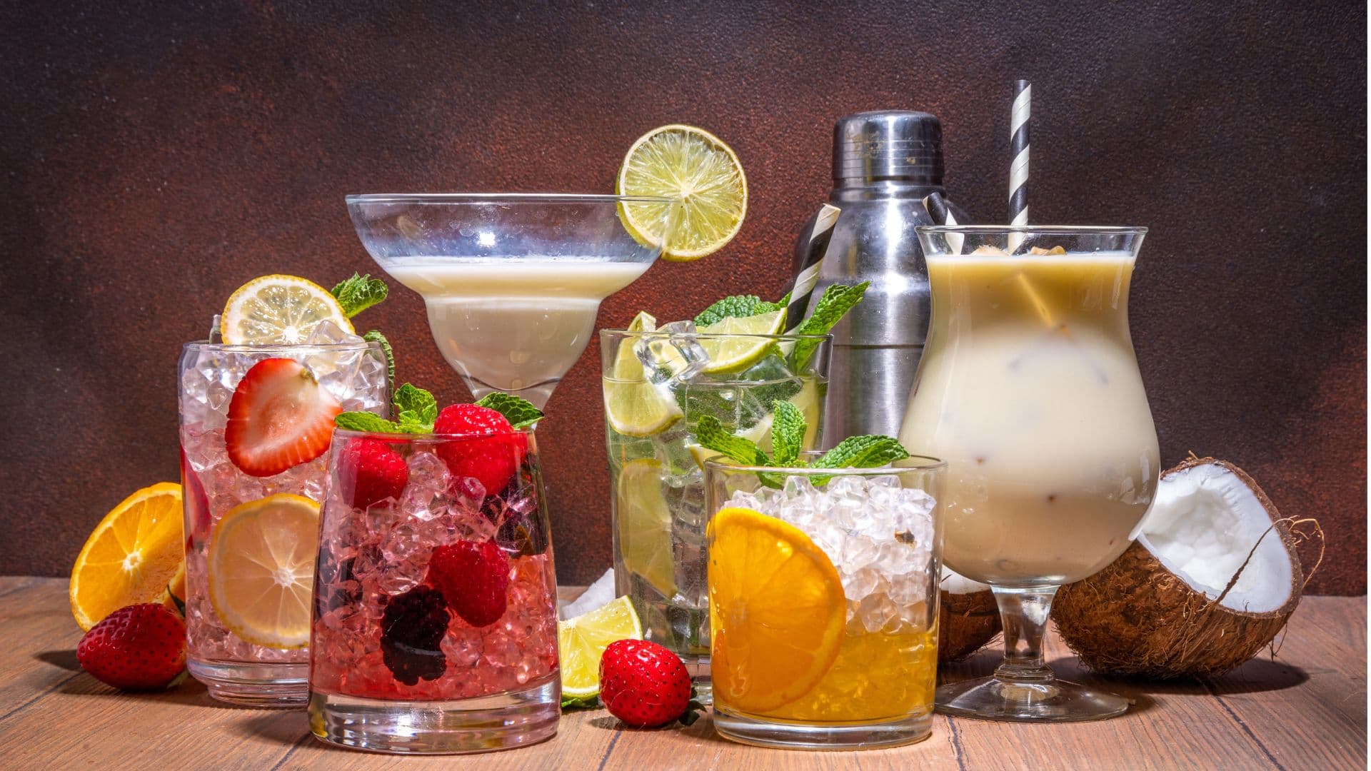 Coconut Water Mocktails and Summer Drinks