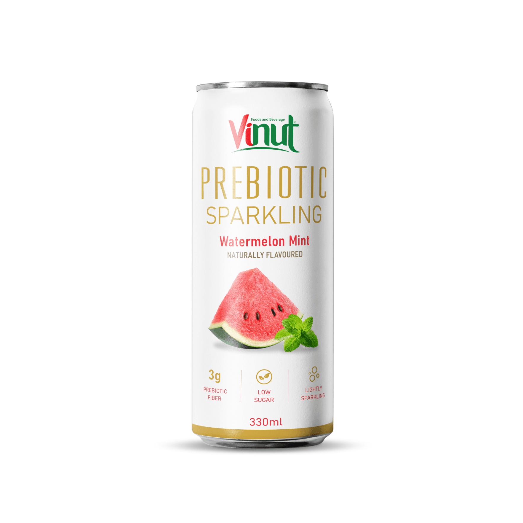 11 fl oz Vinut 3g Prebiotic Sparkling Watermelon Mint view 1